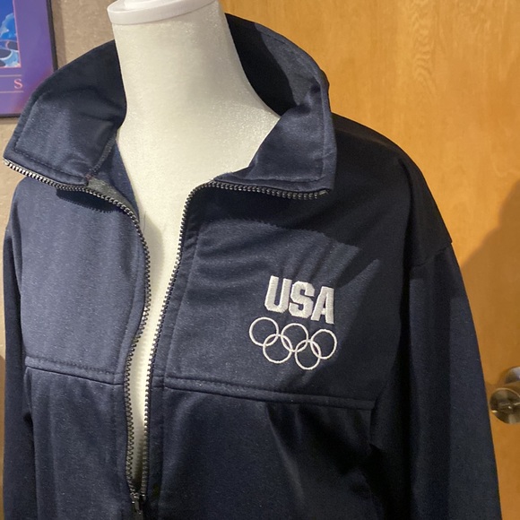 Women’s size medium Olympic USA navy jacket - Picture 2 of 4